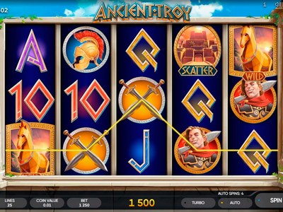 Игровой аппарат Ancient Troy от Endorphina