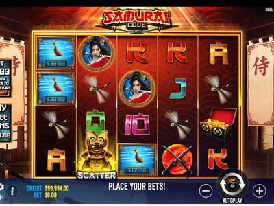 Игровой аппарат Samurai Code студии Pragmatic Play